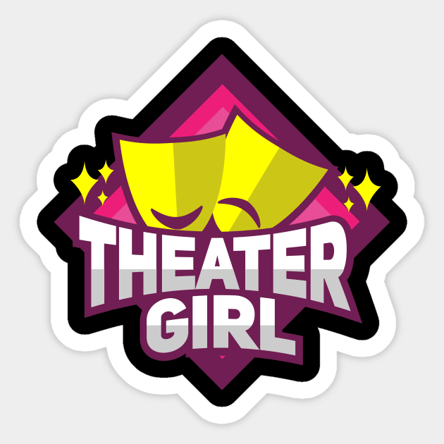 Drama and Theater Shirt broadway art teacher Sticker by biNutz